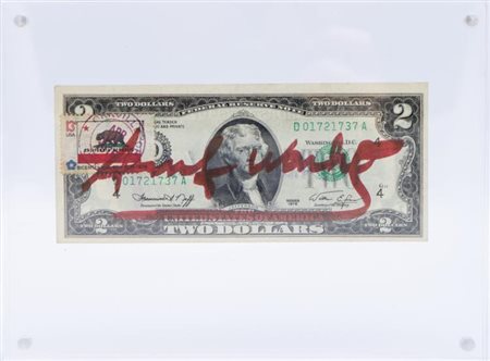 Andy Warhol (Pittsburgh 1928 - New York 1987). Two Dollar Bill (Thomas Jefferson). 