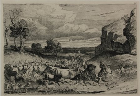 Charles Coleman Pontefract 1807 – Roma 1874 Cattle driver and shephard...
