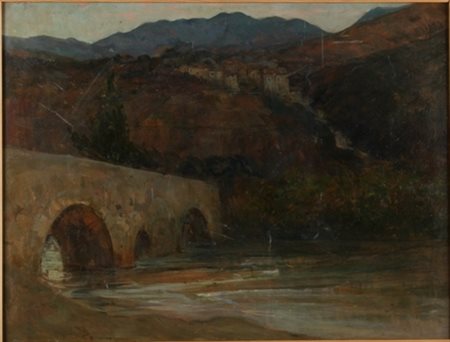 Giuseppe Carosi Roma 1883 – 1965 Natura morta di fiori olio su cartone cm 70...