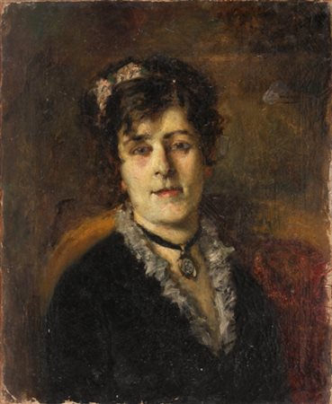 Antonio Salvador Casanova Y Estorach Tortosa 1847 - Parigi 1896 Ritratto di...