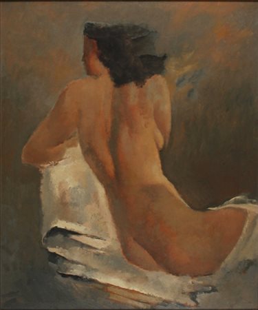 RODOLPHE THEOPHILE BOSSHARD Morges1889 - Chardonne 1960 Nudo di donna di...