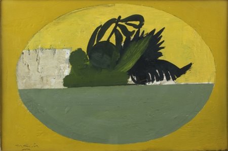 CARLO MATTIOLI Parma 1911 - 1994 Composizione, 1968 Olio su tela, cm. 20 x 30...