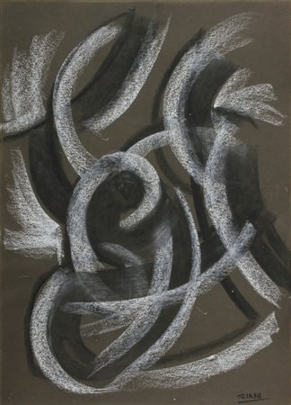 PIPPO ORIANI Torino 1909 - Roma 1972 Senza titolo, 1933 Gessetti su carta...