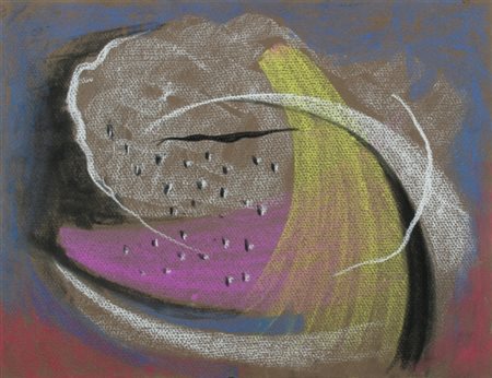 PIPPO ORIANI Torino 1909 - Roma 1972 Rivelazione cosmica, 1933 Pastelli su...