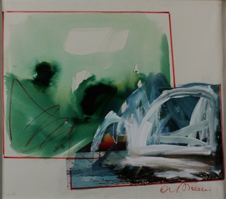 ANTONIO DEL DONNO Benevento 1927 Senza titolo 2002 Tecnica mista ad olio su...