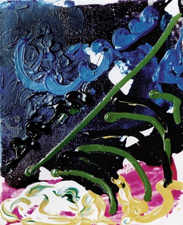 MARIO SCHIFANO Homs 1934- Roma 1998 Senza titolo, 1992 smalto e acrilico su...