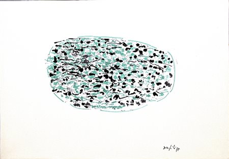 ANTONIO SANFILIPPO Partanna 1923 - Roma 1980 Senza titolo, 1965 ca. Tecnica...