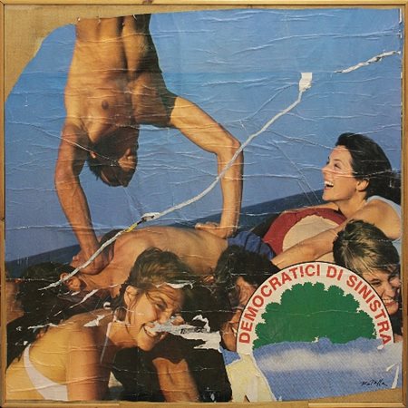 MIMMO ROTELLA Catanzaro 1918 - Milano 2006 Giochi collettivi, 2003 Decollage...