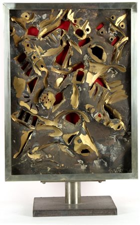 UMBERTO MASTROIANNI Fontana Liri 1910 - Roma 1998 Volti in astratto, 1960 ca....