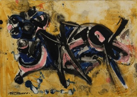 UMBERTO MASTROIANNI Fontana Liri 1910 - Roma 1998 Senza titolo, 1960 ca....