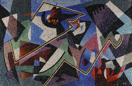 GINO SEVERINI Cortona 1883 - Parigi 1966 Composizione con strumenti musicali,...