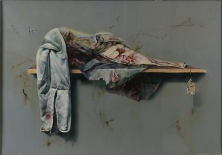 RENZO VESPIGNANI Roma 1924 - 2000 Reperto - A-RPX-117-6, 1979 Olio su cartone...