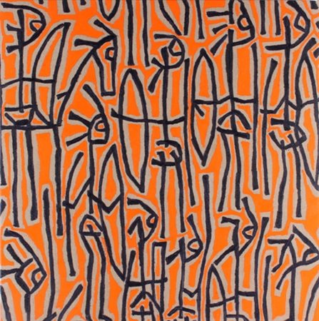 SERGIO FERMARIELLO Napoli 1961 Senza titolo, 2010 Olio su tela cm. 100 x 100...