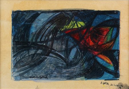 GIACOMO BALLA Torino 1871 - Roma 1958 Linee di forza, 1913 Olio su...