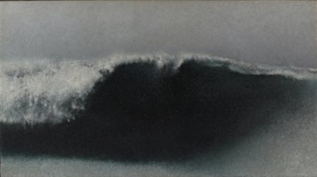 FRANCO SARNARI Roma 1933 Studio per un'onda n.3, 1969 Olio su tela, cm. 58 x...