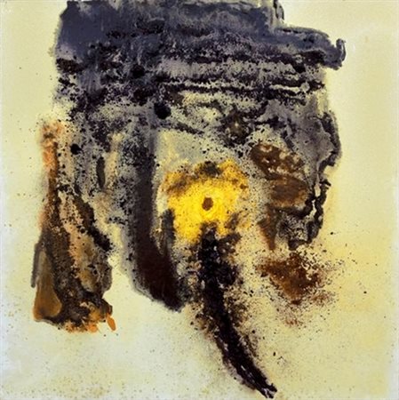 VASCO BENDINI Bologna 1922 Utero del cielo, 1969 Olio e sabbia su tela cm....