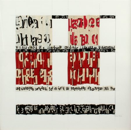 MICHELE ZAZA Molfetta 1948 Senza titolo, 1997 Senza titolo, 1997 Due tecniche...