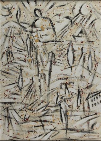 STEFANO TONELLI Roma 1957 La vita amata, 2002 Tecnica mista su tela cm. 70 x...