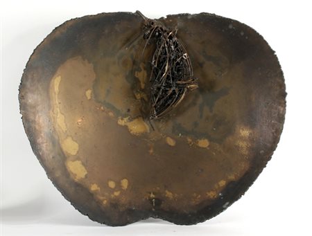 RENATO SARTORI Senza titolo Scultura in bronzo Misure cm. 8 x 66 x 53 Non...