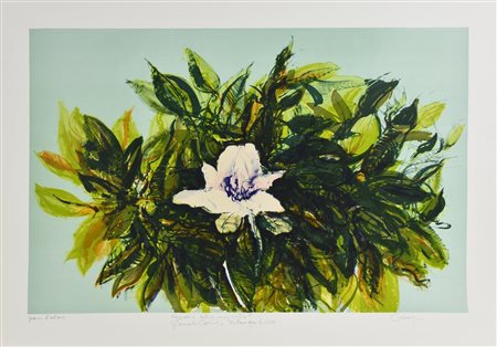 Giancarlo Cazzaniga MAGNOLIA litografia, cm 50x70; es. P.A. firma, tiratura e...