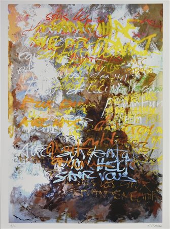 Richard Sainte Amans TRACES I, 2022 stampa tipografica su carta...