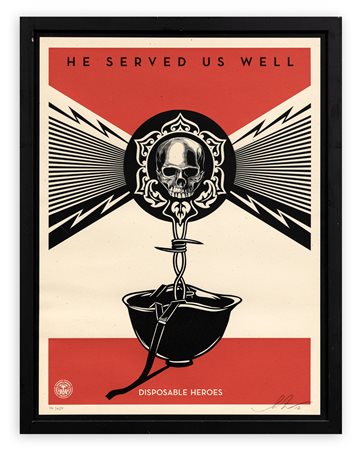 SHEPARD FAIREY (1970) - Senza Titolo,2012