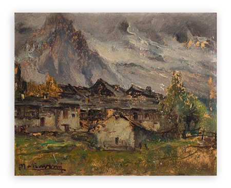 ANGELO MALINVERNI (1877-1947) - Ai piedi della.. / La Palù