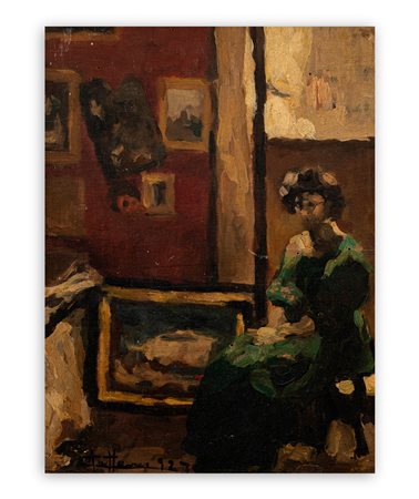 ACHILLE CATTANEO (1872-1932) - Senza Titolo, 1927