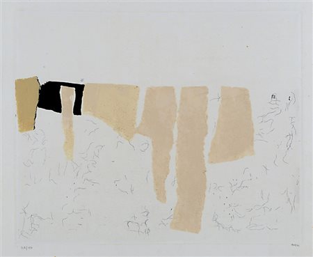 Alberto Burri , Città di Castello 1915 , Nizza 1995 "Muffa" 1959 incisione...