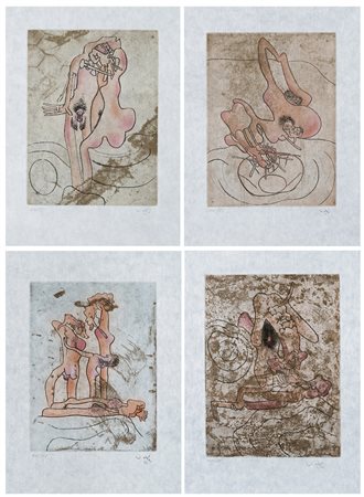 Roberto Matta , Santiago del Cile 1911 , Civitavecchia 2002 "Fmr oemes de...