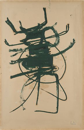 Georges Mathieu , Boulogne-Sur-Mer 1921 , Boulogne-Billancourt 2012 "Senza...