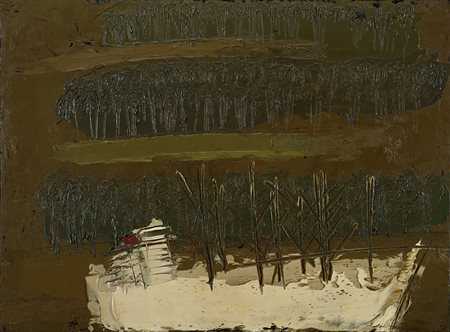 William Congdon , Providence 1912 , Milano 1998 "Africa 9 - Niger 1" 1970...
