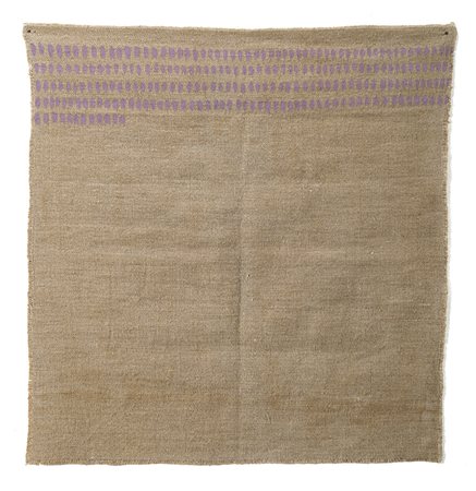 Giorgio Griffa , Torino 1936 , "Senza titolo" 1975 tempera su tela, cm 48x48...