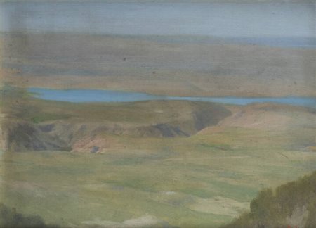 ORESTE PIZIO<BR>Torino 1879 - 1938<BR>"Altopiano"