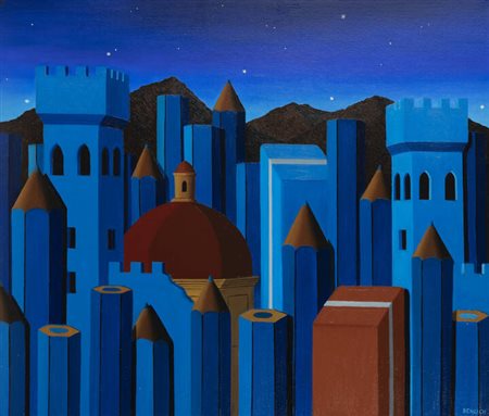 ANTONIO BENCICH<BR>Biella 1949<BR>"Notte chiara" 2024