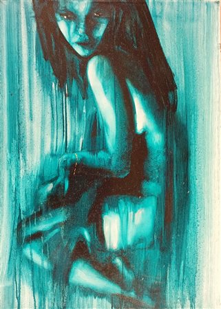 GIANPIETRO FABIO MILANO (mi) 1974 Donna che ti guarda 2004 Mista su tela...