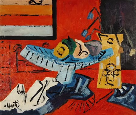 DE SANTIS ANTONIO Venezia (Ve) 1950 Natura morta 2000 Olio su tela...