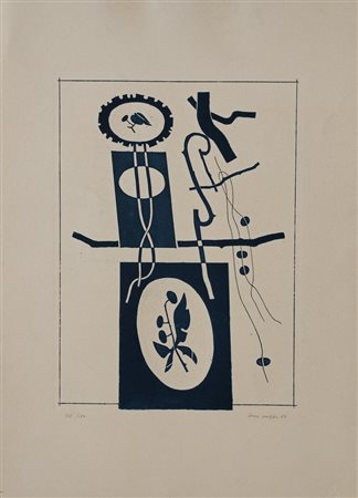 CRIPPA LUCA Seregno (Mb) 1922 Senza titolo 1983 Incisione Materica su carta...