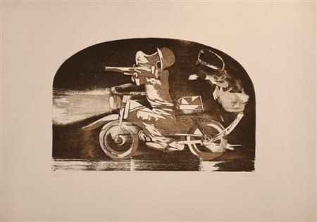 ORELLANA GASTON Valparaiso (Cile) 1933 Senza titolo 1975 Incisione acquatinta...