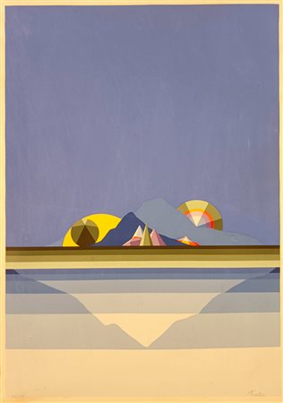 MORISHITA KEIZO Kitakyūshū (Giappone) 1944 Senza titolo 1979 Litografia su...