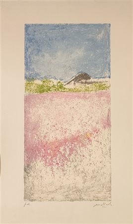 MATTIOLI CARLO Modena (Mo) 1911 Senza titolo Serigrafia su carta es. prova...