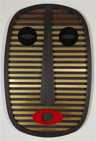 NEVO TZACHI Israele (Israele) 1967 Maschera 2000 Legno dipinto e metallo...