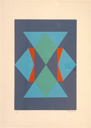 MAZZON GALLIANO Camisano Vicentino (Vi) 1896 Senza titolo 1977 Litografia su...