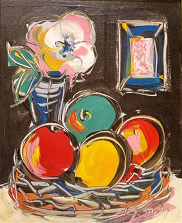 FIRMA INDECIFRATA N.D. ( -) 1900 Senza titolo Olio su tela 50,00x40,00 Firma...