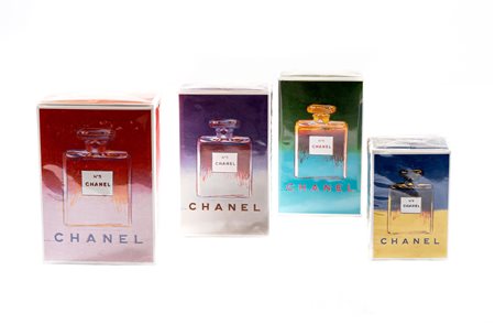 Lotto di 4 profumi 'Chanel N.5' - Edizione limitata di Andy Warhol