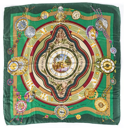 Foulard 'La Ronde Des Heures'