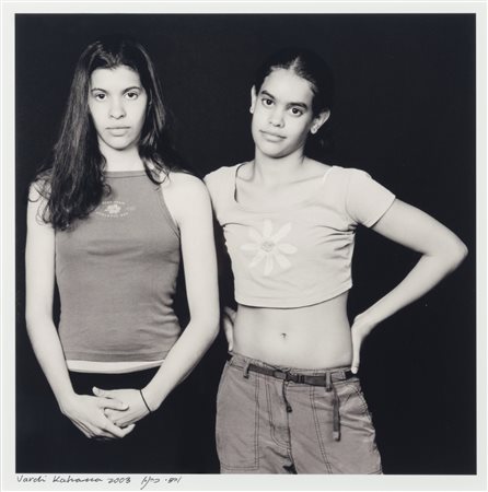 Vardi Kahana (1959)  - Or and Amir Kahana daughters of my brother Avi. Tel-Aviv, 2003