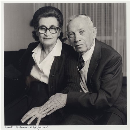 Vardi Kahana (1959)  - My mother Rivka and my father Aron in their last picture together. Tel-Aviv, 1995