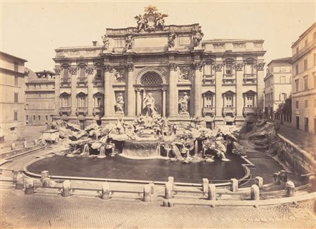 Robert MacPherson (1814-1872)  - Roma, Fontana di Trevi, 1850s/1860s