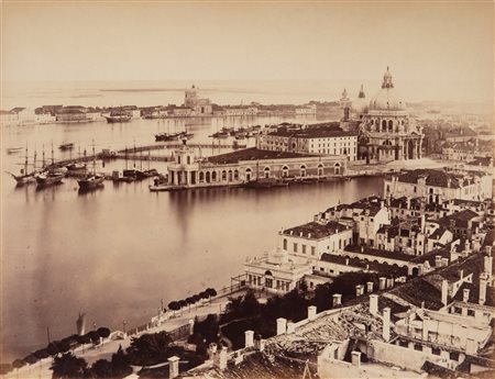 Carlo Naya (1816-1882)  - Panorama preso dal Campanile di S. Marco, Venezia, 1860s